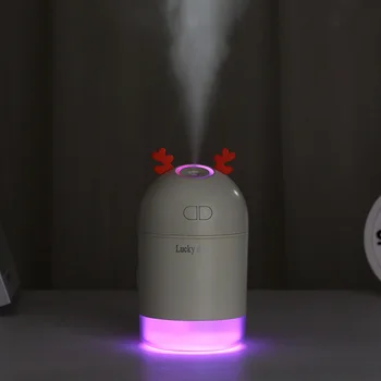 400ml Ultrasonic Humidifier DC 5V White Deer USB Aroma Diffuser Car and Desktop Air Humidifiers With Color LED Mist Maker Fogger
400ml Ultrasonic Humidifier DC 5V White Deer USB Aroma Diffuser Car and Desktop Air Humidifiers With Color LED Mist Maker Fogger