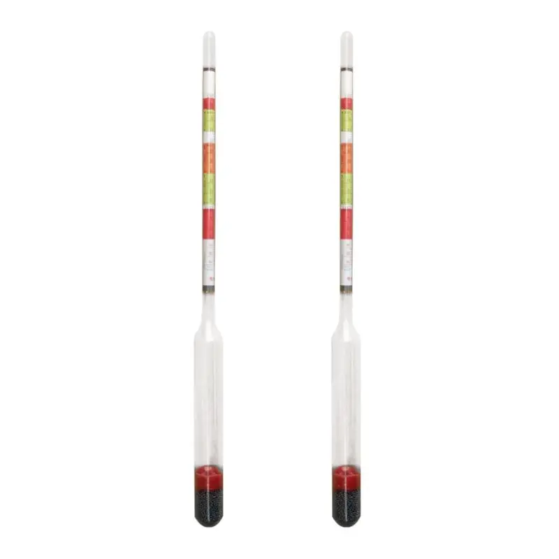 2pcs/set Triple Scale Hydrometer Self Brewed Wine Sugar Meter Alcohol Measuring for Home Brewing Making Beer Wine Mead
2pcs/set Triple Scale Hydrometer Self Brewed Wine Sugar Meter Alcohol Measuring for Home Brewing Making Beer Wine Mead