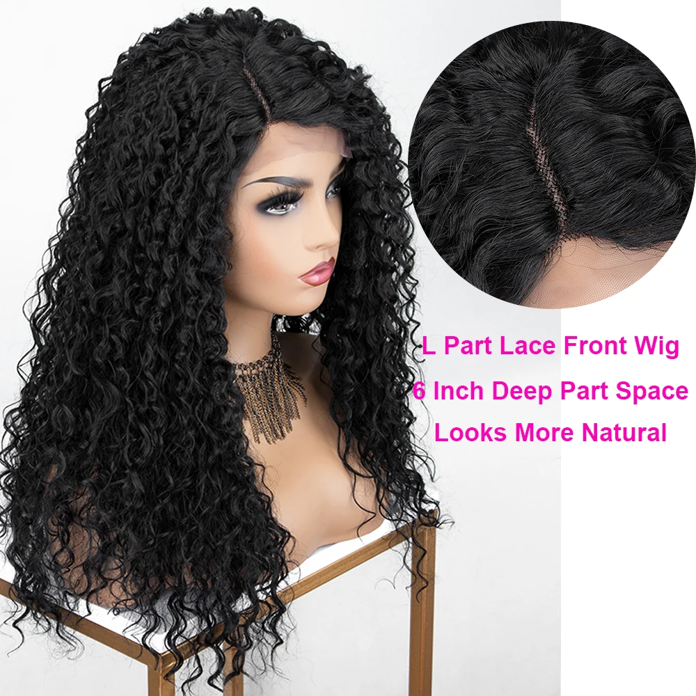 High Density Curly Lace Front Wigs Synthetic Lace Front Wigs For Women Long Black Curly Wig Synthetic Hair Heat Resistant
High Density Curly Lace Front Wigs Synthetic Lace Front Wigs For Women Long Black Curly Wig Synthetic Hair Heat Resistant