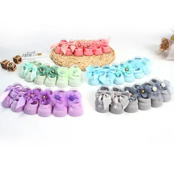 3 pair/lot Lace Bow Newborn Baby Girls Floor Socks Solid Color Children Cute Soles Silicone Non-slip Baby Shoes Socks for 0-3Y
3 pair/lot Lace Bow Newborn Baby Girls Floor Socks Solid Color Children Cute Soles Silicone Non-slip Baby Shoes Socks for 0-3Y