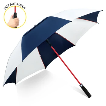 ZOMAKE Windproof Golf Umbrella, 62/68 inch Large Umbrella for Rain Double Canopy Automatic Open Vented Stick Umbrella Blue White
ZOMAKE Windproof Golf Umbrella, 62/68 inch Large Umbrella for Rain Double Canopy Automatic Open Vented Stick Umbrella Blue White
