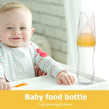 90ml Infant Baby Feeding Bottle Food Supplement Rice Cereal Bottle Squeeze Spoon Lightweight Parts Little Child Accessories
90ml Infant Baby Feeding Bottle Food Supplement Rice Cereal Bottle Squeeze Spoon Lightweight Parts Little Child Accessories