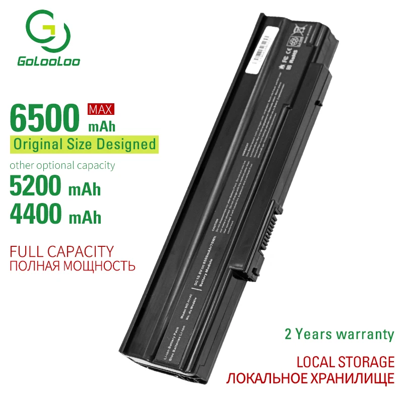 Golooloo 6 cells laptop battery for Acer Extensa 5235 5635G 5635Z 5635Z-422G16Mn 5635Z-432G16Mn 5635Z-432G25Mn 5635Z-433G25N
Golooloo 6 cells laptop battery for Acer Extensa 5235 5635G 5635Z 5635Z-422G16Mn 5635Z-432G16Mn 5635Z-432G25Mn 5635Z-433G25N