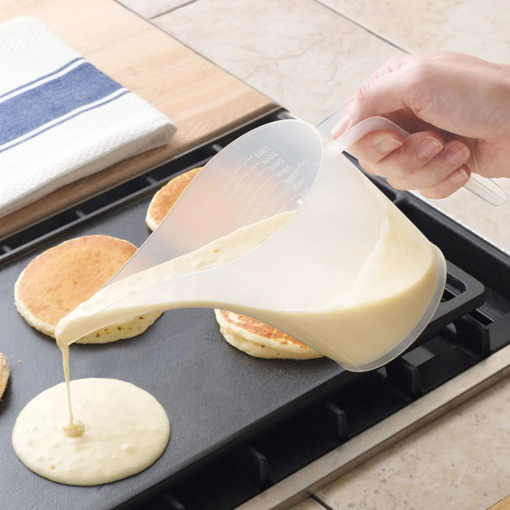 Kitchen Durable Plastic Baking Funnel Cup Measuring Cup Handmade Soap Tip Mouth Pot Liquid Container with Scale Kitchen Tools
Kitchen Durable Plastic Baking Funnel Cup Measuring Cup Handmade Soap Tip Mouth Pot Liquid Container with Scale Kitchen Tools