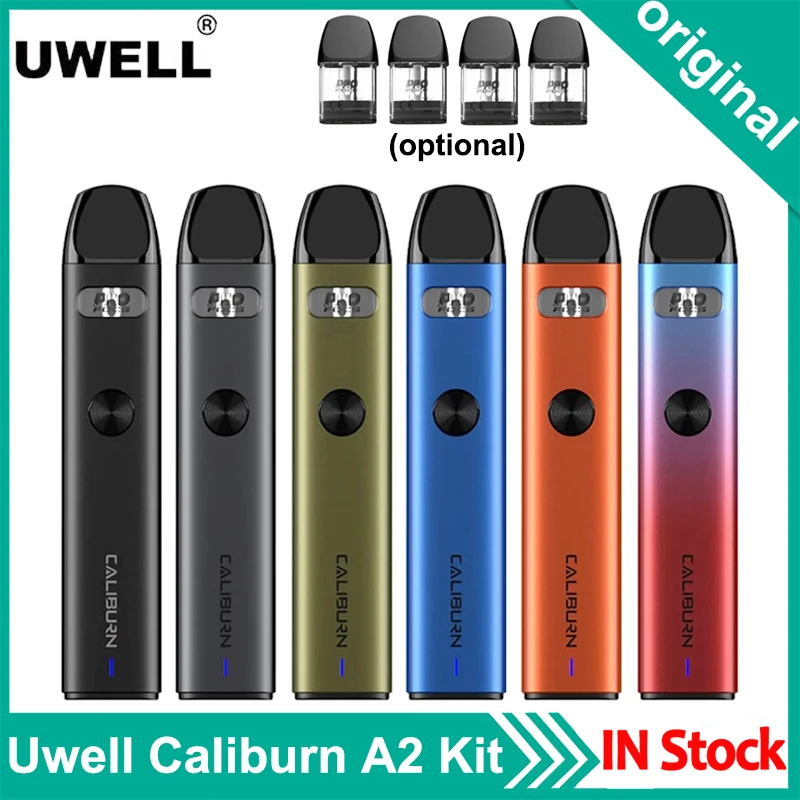 

Новинка, оригинальный комплект Uwell Caliburn A2 Pod с батареей 520 мАч, баком 2 мл, катушкой Ом, вейп-набор, электронная сигарета, вапорайзер VS Caliburn G