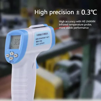 

Medical Infrared Thermometer Forehead Baby Portable Non-contact child Handheld Body/Object Temperature Measure IR Device#G2