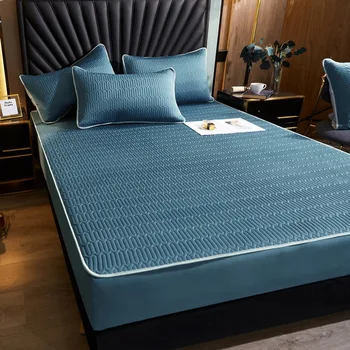 Summer Viscose Fitted Bed Sheet Latex Summer Sleeping Mat Three-piece Set 1.5m 1.8 Mattress Cover Washing Folding Anti-slip Fixe
Summer Viscose Fitted Bed Sheet Latex Summer Sleeping Mat Three-piece Set 1.5m 1.8 Mattress Cover Washing Folding Anti-slip Fixe