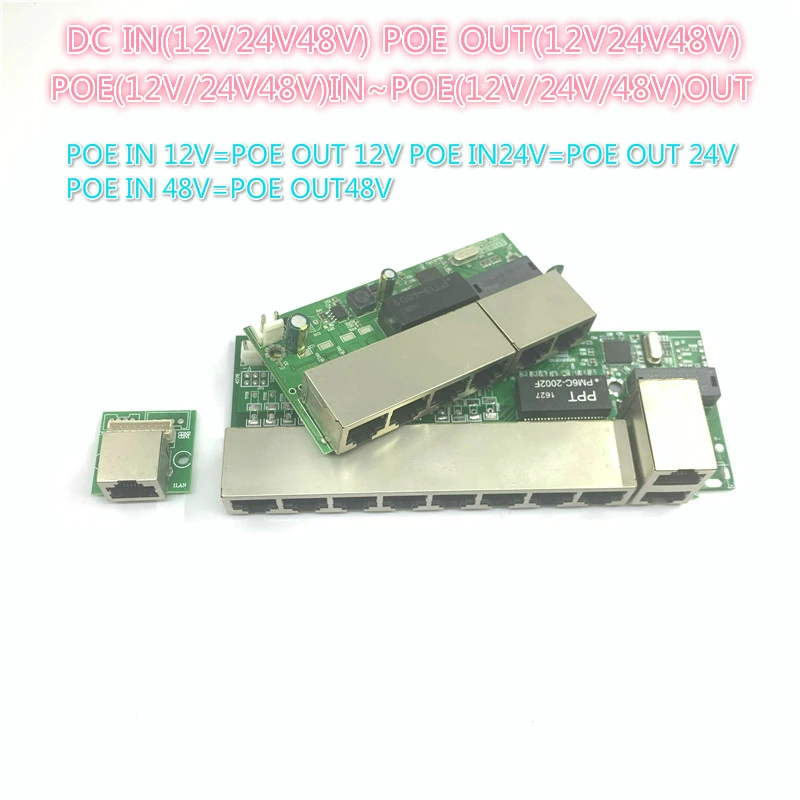 POE12V-24V-48V POE12V/24V/48V POE OUT12V/24V/48V poe switch 100 mbps POE poort;100 mbps UP Link poort; poe powered switch NVR
POE12V-24V-48V POE12V/24V/48V POE OUT12V/24V/48V poe switch 100 mbps POE poort;100 mbps UP Link poort; poe powered switch NVR