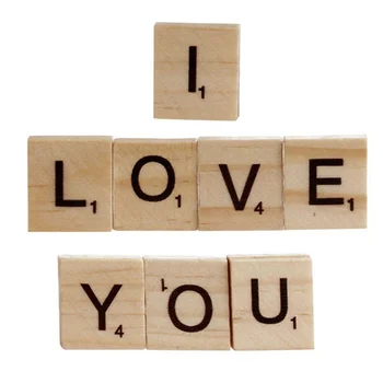 100 Pcs Wood Scrabble Tiles Letter Alphabet Scrabbles Number Craft English Words Child Concentrated Attention Toy Tool
100 Pcs Wood Scrabble Tiles Letter Alphabet Scrabbles Number Craft English Words Child Concentrated Attention Toy Tool