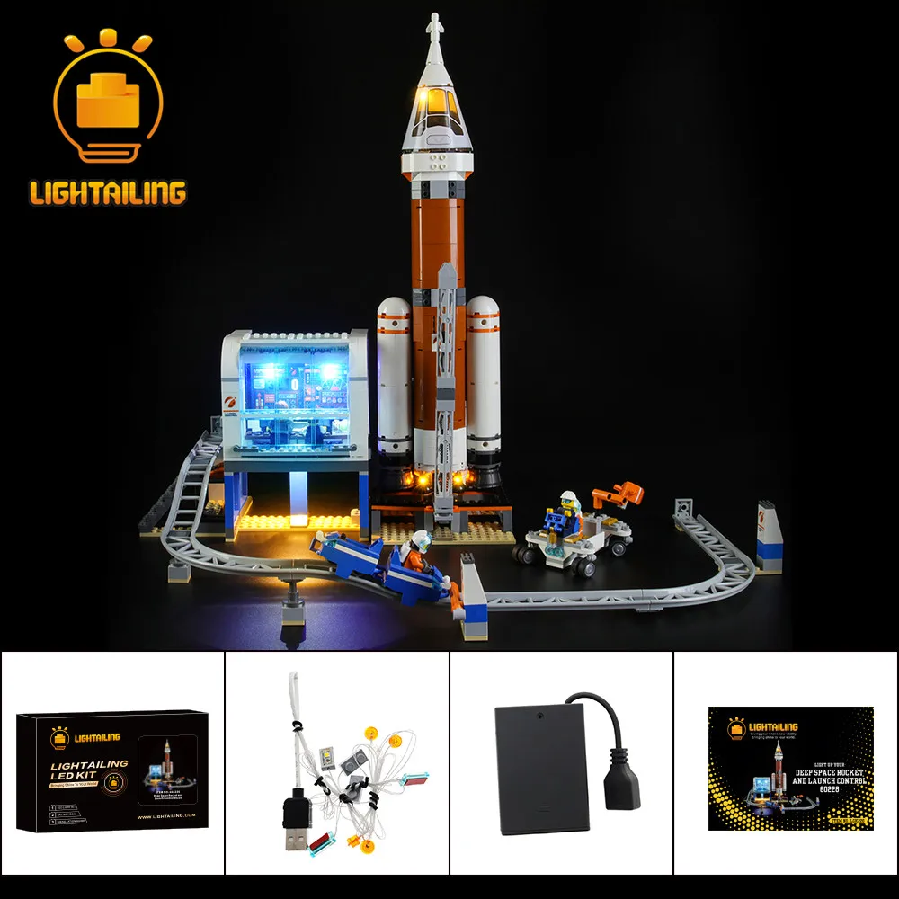 LIGHTAILING LED Light Kit For 60228 City Series Deep Space Rocket and Launch Control Toy Building Blocks Lighting Set
LIGHTAILING LED Light Kit For 60228 City Series Deep Space Rocket and Launch Control Toy Building Blocks Lighting Set