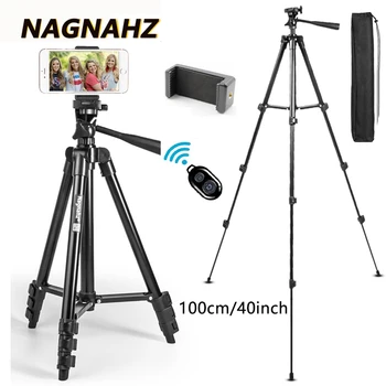 Cell Phone Tripod Stand Video Camera Tripod Lightweitht Portable Travel Selfie Live Tripod with Bluetooth Remote Phone Holder
Cell Phone Tripod Stand Video Camera Tripod Lightweitht Portable Travel Selfie Live Tripod with Bluetooth Remote Phone Holder