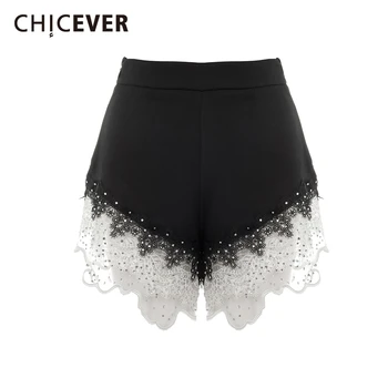 CHICEVER Korean Sexy Diamond Pants Women High Waist Patchwork Lace Hit Color Loose Female Shorts Summer Fashion 2020 New Clothes
CHICEVER Korean Sexy Diamond Pants Women High Waist Patchwork Lace Hit Color Loose Female Shorts Summer Fashion 2020 New Clothes