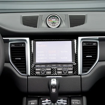 Car Dashboard Navigation Control Panel Frame Cover Trim Stickers For Porsche Macan 2015-2018 Auto Carbon Fiber Decor Accessories
Car Dashboard Navigation Control Panel Frame Cover Trim Stickers For Porsche Macan 2015-2018 Auto Carbon Fiber Decor Accessories