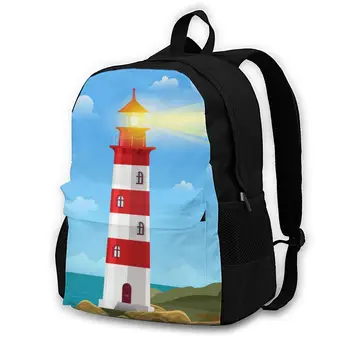Cartoon Lighthouse On Ocean Sea Beach Backpack Shoulder Bag Casual Women Backpack Teenage Girl School Bag Bagpack
Cartoon Lighthouse On Ocean Sea Beach Backpack Shoulder Bag Casual Women Backpack Teenage Girl School Bag Bagpack
