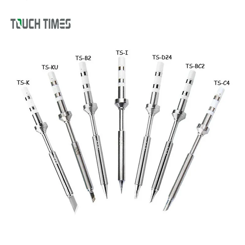 Original TS-K KU B2 I D24 BC2 C4 Soldering Iron Tip Replacement Tip for Mini TS100 Digital Lead Free Electric Soldering Iron
Original TS-K KU B2 I D24 BC2 C4 Soldering Iron Tip Replacement Tip for Mini TS100 Digital Lead Free Electric Soldering Iron