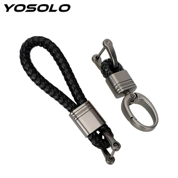 YOSOLO PU Leather Key Ring Car-styling Car Keyring Hand Woven Horseshoe Keychain Interior Accessories Keyring
YOSOLO PU Leather Key Ring Car-styling Car Keyring Hand Woven Horseshoe Keychain Interior Accessories Keyring