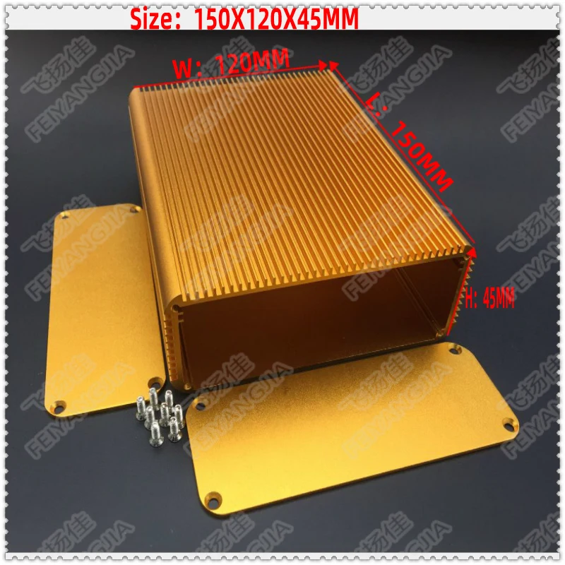 1 set of PCB housing/receiver aluminum housing/wiring aluminum box/cooling box 150*120*45MM
1 set of PCB housing/receiver aluminum housing/wiring aluminum box/cooling box 150*120*45MM