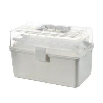 Three-layer Plastic Storage Box Transparent First Aid Box Household Kit Portable Medicine Case Multi-use Home Organizer Holder
Three-layer Plastic Storage Box Transparent First Aid Box Household Kit Portable Medicine Case Multi-use Home Organizer Holder
