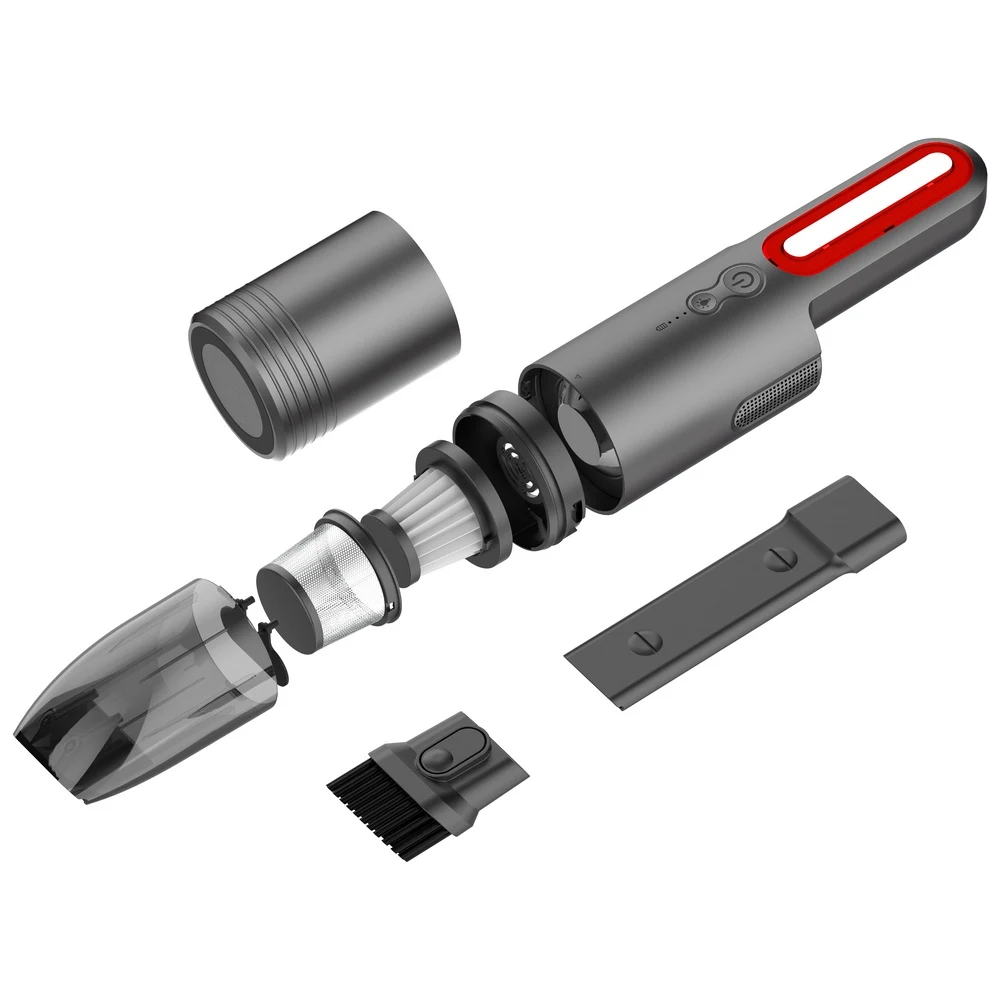Portable Car Handheld Vacuum Cleaner Home Wireless Mini Dust Catcher Strong Cyclone Suction Multi-function Auto Accessories V8
Portable Car Handheld Vacuum Cleaner Home Wireless Mini Dust Catcher Strong Cyclone Suction Multi-function Auto Accessories V8