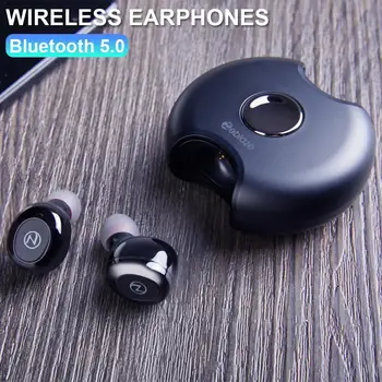 TWS Wireless Earphone bluetooth 5.0 Deep Bass Stereo Earbus 360 Rotation Type-C Charging Noise Cancelling w/ Mic
TWS Wireless Earphone bluetooth 5.0 Deep Bass Stereo Earbus 360 Rotation Type-C Charging Noise Cancelling w/ Mic