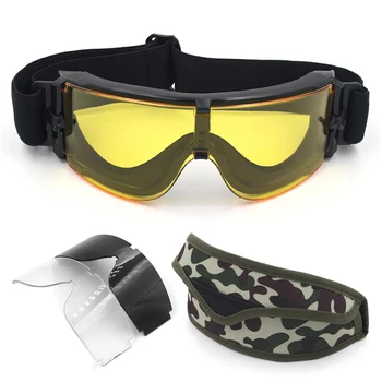 / Sports Cycling Bike Glasses Outdoor Tactical Eyewear UV400 Protective Goggles 3 Lens for Hunting Shooting Paintball CS Game
/ Sports Cycling Bike Glasses Outdoor Tactical Eyewear UV400 Protective Goggles 3 Lens for Hunting Shooting Paintball CS Game