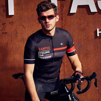 Santic Men Cycling Short Jerseys Pro Fit Antislip Sleeve Cuff Road Bike MTB Short Sleeve Jerseys Breathable Asia M-XXXL K7M2026
Santic Men Cycling Short Jerseys Pro Fit Antislip Sleeve Cuff Road Bike MTB Short Sleeve Jerseys Breathable Asia M-XXXL K7M2026