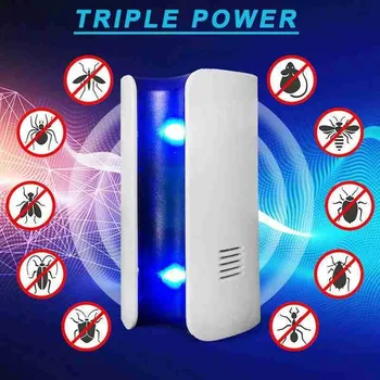 UK/US/EU Frequency Conversion Ultrasonic Mosquito Repellent Double Wave Multi Function Mosquito Repellent Wave Home Pest Control
UK/US/EU Frequency Conversion Ultrasonic Mosquito Repellent Double Wave Multi Function Mosquito Repellent Wave Home Pest Control