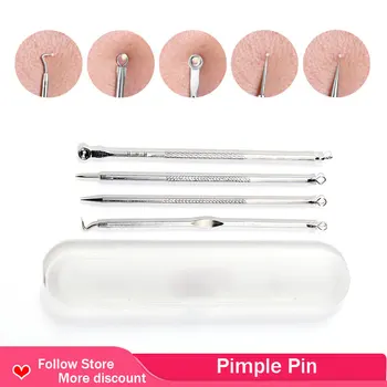 Set 4 Pcs Acne Removal Needle Stainless Steel Blackhead Pimple Treatment Pin Kits Comedone Pin Needle Tool Comedones Extractor
Set 4 Pcs Acne Removal Needle Stainless Steel Blackhead Pimple Treatment Pin Kits Comedone Pin Needle Tool Comedones Extractor