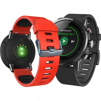 Two-color 22mm smart Watch bands Quick disassembly soft Silicone strap Skin-friendly sweat-proof for samsung huawei watch2 gt 
Two-color 22mm smart Watch bands Quick disassembly soft Silicone strap Skin-friendly sweat-proof for samsung huawei watch2 gt