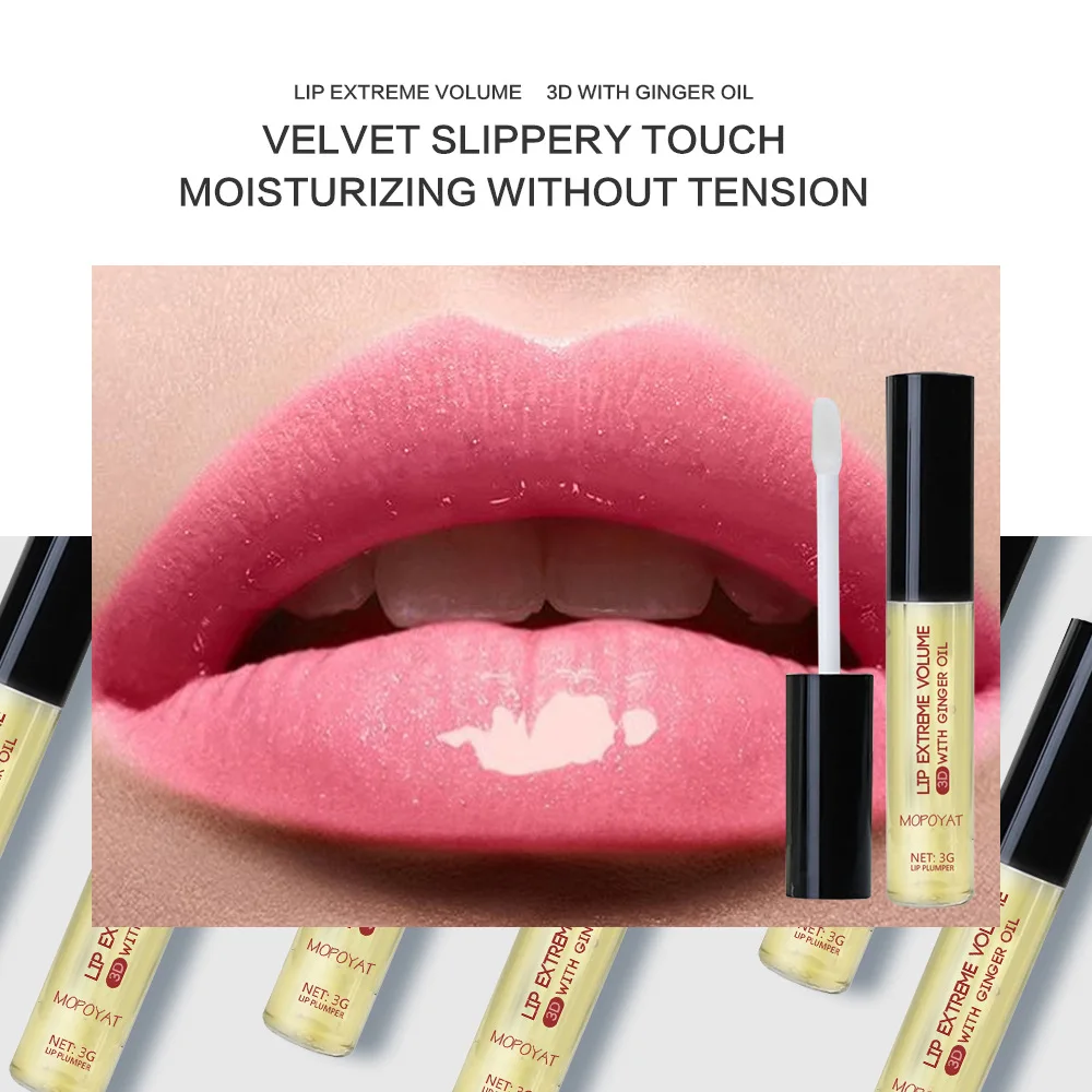 Moisturizing Lip Enlargement Oil Enlarge plump lips Women's moisturizing hydrating lip gloss wholesale liquid lipstick | Красота и