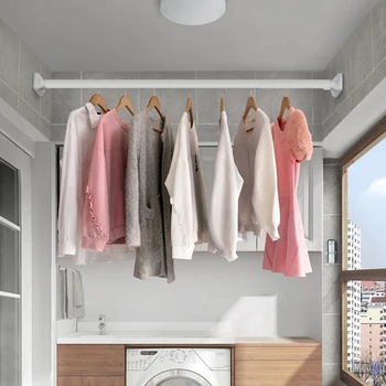 Extendable Bathroom Hanging Shower Curtain Rod Adjustable Telescopic Pole Hanger for Curtain Bar Tension Rod Diameter 2/3cm
Extendable Bathroom Hanging Shower Curtain Rod Adjustable Telescopic Pole Hanger for Curtain Bar Tension Rod Diameter 2/3cm