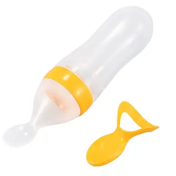 Baby Squeezing Feeding Bottle Silicone Training Rice Spoon Infant Cereal Food Supplement Feeder Safe Tableware Tools
Baby Squeezing Feeding Bottle Silicone Training Rice Spoon Infant Cereal Food Supplement Feeder Safe Tableware Tools