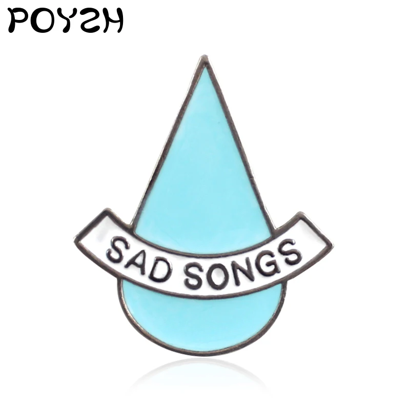Blue Water Drop Brooch Enamel Pin characters SAD SONGS Blues Soul Music Adele Metal Badge Clothes Denim Lapel Bag Jewelry Gift
Blue Water Drop Brooch Enamel Pin characters SAD SONGS Blues Soul Music Adele Metal Badge Clothes Denim Lapel Bag Jewelry Gift