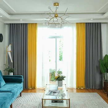 Nordic Simple Linen Stitching Curtains Window Curtains For Bedroom Finished curtain Blackout Curtains For Living Room 1 panel
Nordic Simple Linen Stitching Curtains Window Curtains For Bedroom Finished curtain Blackout Curtains For Living Room 1 panel