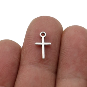JAKONGO Antique Silver Plated Cross Jesus Charms Pendants for Jewelry Making Bracelet DIY Accessories 12x8mm 20pcs
JAKONGO Antique Silver Plated Cross Jesus Charms Pendants for Jewelry Making Bracelet DIY Accessories 12x8mm 20pcs