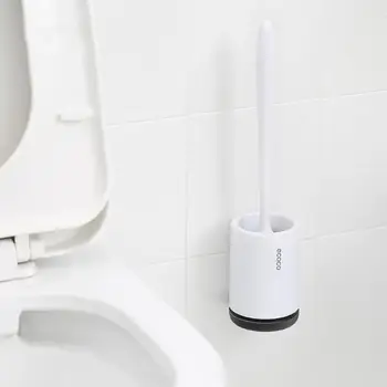 Rubber Head Long Handle Toilet Brush with Holder Base Household Bathroom Cleaning Brush Wall Mounted Toilet Brushes
Rubber Head Long Handle Toilet Brush with Holder Base Household Bathroom Cleaning Brush Wall Mounted Toilet Brushes