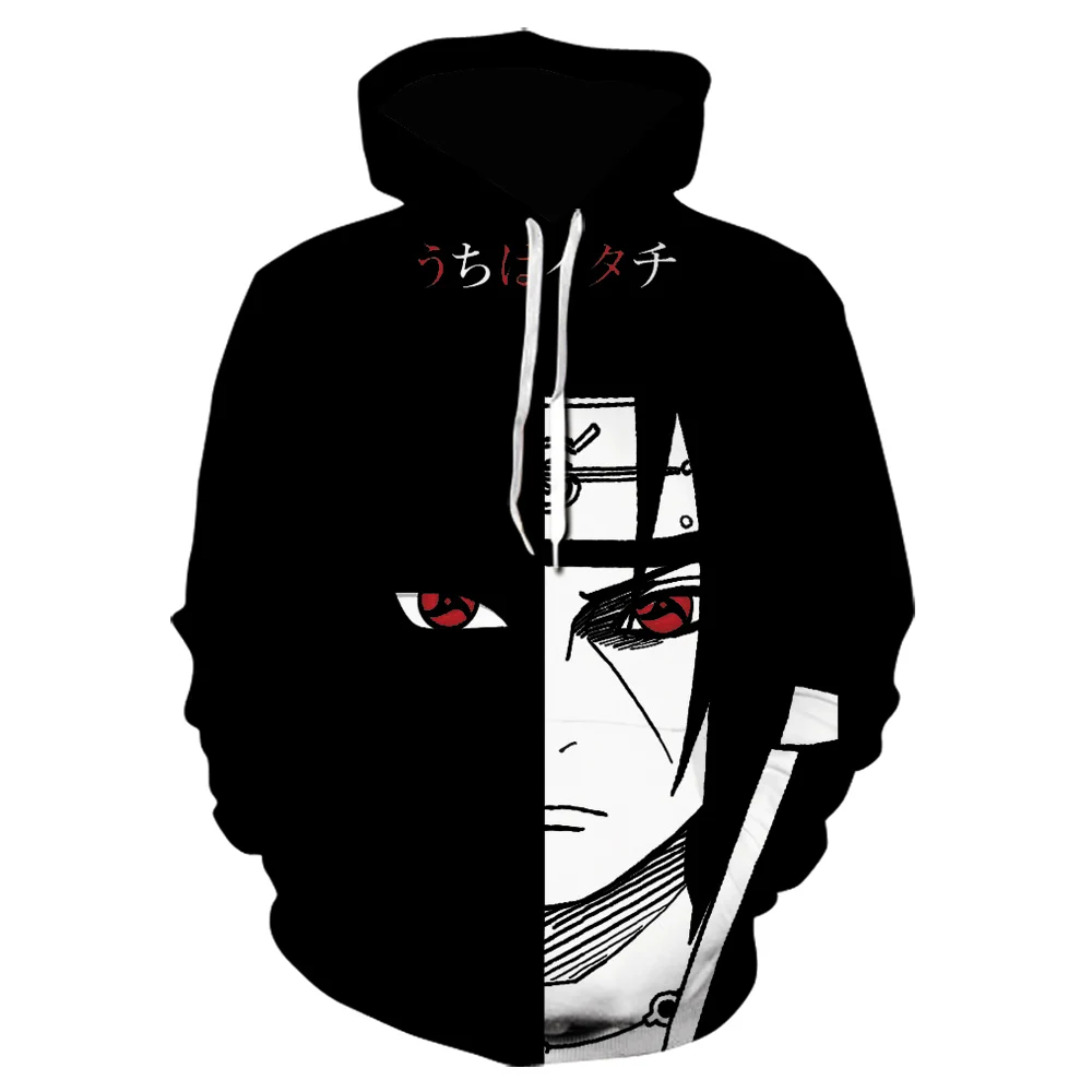 Япония самурайский воин Наруто Uchiha Sasuke Itachi Толстовка Harajuku уличная Diablo стиль
