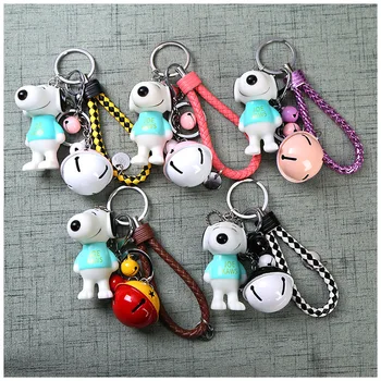 Snoopy Silicone Action & Toy Figures Doll Keychain Bell Leather Rope Cartoon Dog Snoopy Key Chain Ring Pendant Women Bag Pendant
Snoopy Silicone Action & Toy Figures Doll Keychain Bell Leather Rope Cartoon Dog Snoopy Key Chain Ring Pendant Women Bag Pendant