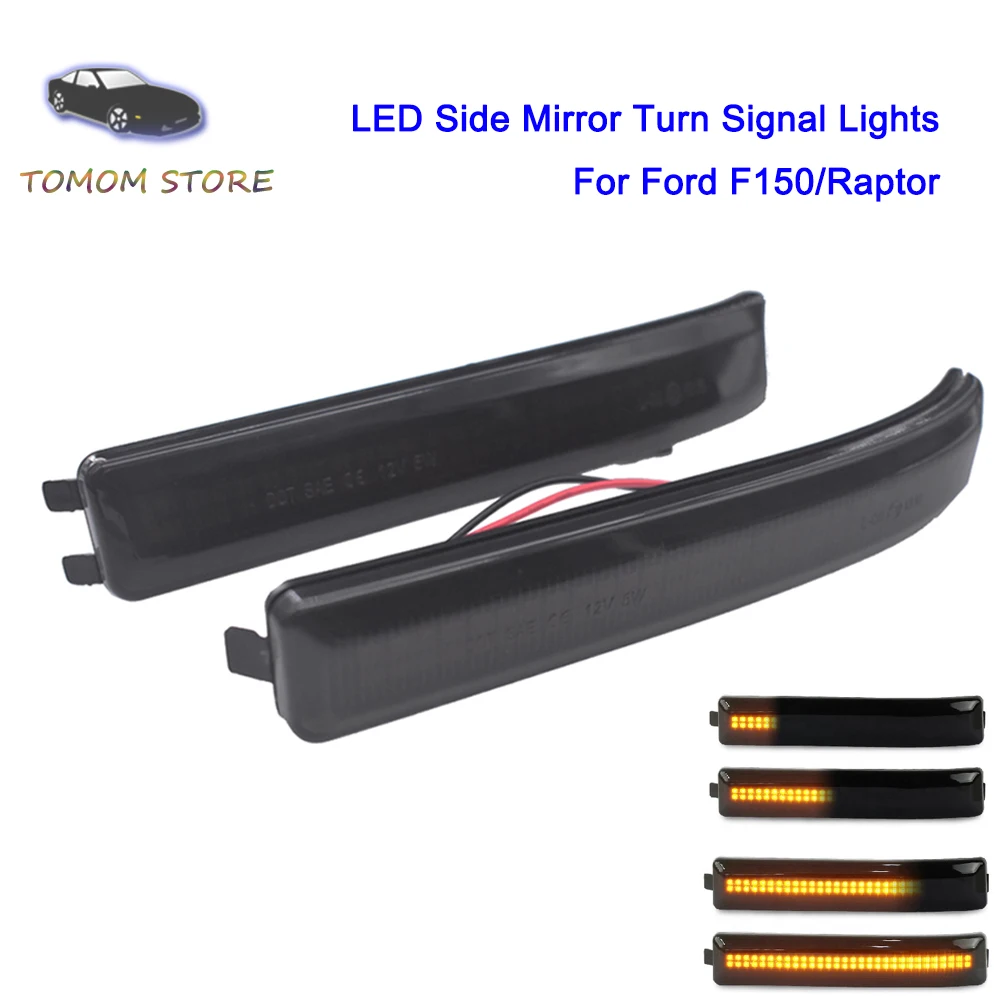 2 piece For Ford F150 Raptor smoked led side mirror turn signal lights amber dynamic indicator direction lamps
2 piece For Ford F150 Raptor smoked led side mirror turn signal lights amber dynamic indicator direction lamps