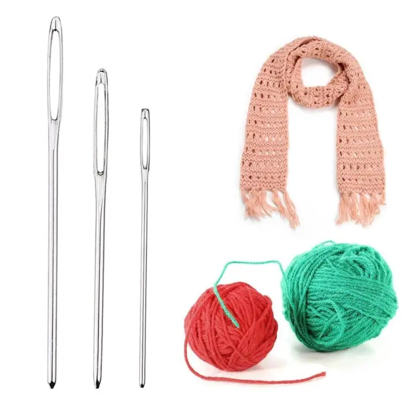 9 Pcs Large Eye Sewing Bodkin Needles Stainless Steel Wool Sewing Embroidery Cross Darning Stitchery Needles Sewing Accessories
9 Pcs Large Eye Sewing Bodkin Needles Stainless Steel Wool Sewing Embroidery Cross Darning Stitchery Needles Sewing Accessories