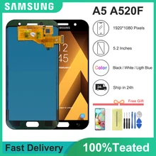 Écran tactile LCD de remplacement, 5.2 pouces, pour SAMSUNG Galaxy A5 2017 A520 A520F SM-A520F=