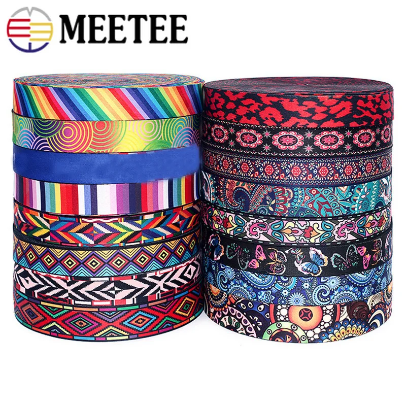 Meetee 5Meters 38mm Fashion Print Ethnic Jacquard Webbing Bags Strap Belt Ribbon DIY Textile Clothing Belt Decor Sew Accessory
Meetee 5Meters 38mm Fashion Print Ethnic Jacquard Webbing Bags Strap Belt Ribbon DIY Textile Clothing Belt Decor Sew Accessory