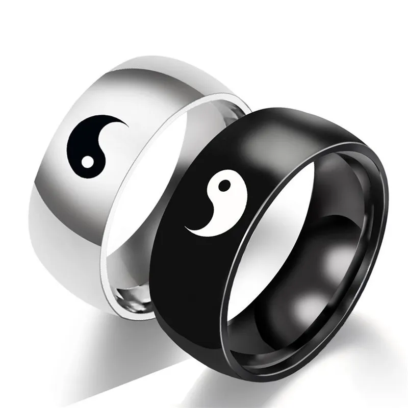 Yin Yang Couple Ring Men Accessories Tai Chi Pattern Lover Rings For Women Vintage Jewelry Engagement Ring Female Fashion Rings
Yin Yang Couple Ring Men Accessories Tai Chi Pattern Lover Rings For Women Vintage Jewelry Engagement Ring Female Fashion Rings