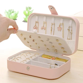 Fashion Multi-Function girls jewelry box Makeup Organizers Women Travel Necklace Earrings Rings Collection Jewelry Display Box
Fashion Multi-Function girls jewelry box Makeup Organizers Women Travel Necklace Earrings Rings Collection Jewelry Display Box