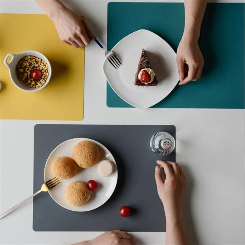 INS Nordic Silicone Placemats Waterproof Table Mats Non-slip Heat Insulation Pads Washable Tableware Cup Coaster Kitchen Decor
INS Nordic Silicone Placemats Waterproof Table Mats Non-slip Heat Insulation Pads Washable Tableware Cup Coaster Kitchen Decor