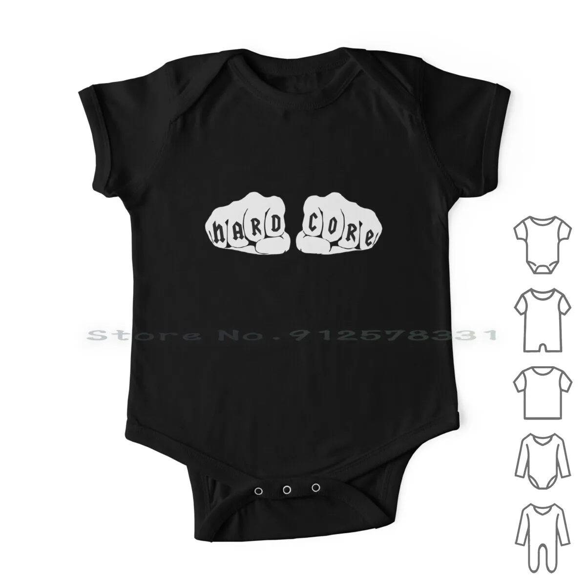 

Hardcore Fists Newborn Baby Clothes Rompers Cotton Jumpsuits Dj Rave Hardstyle Trance Techno Music House Electro Dubstep Edm