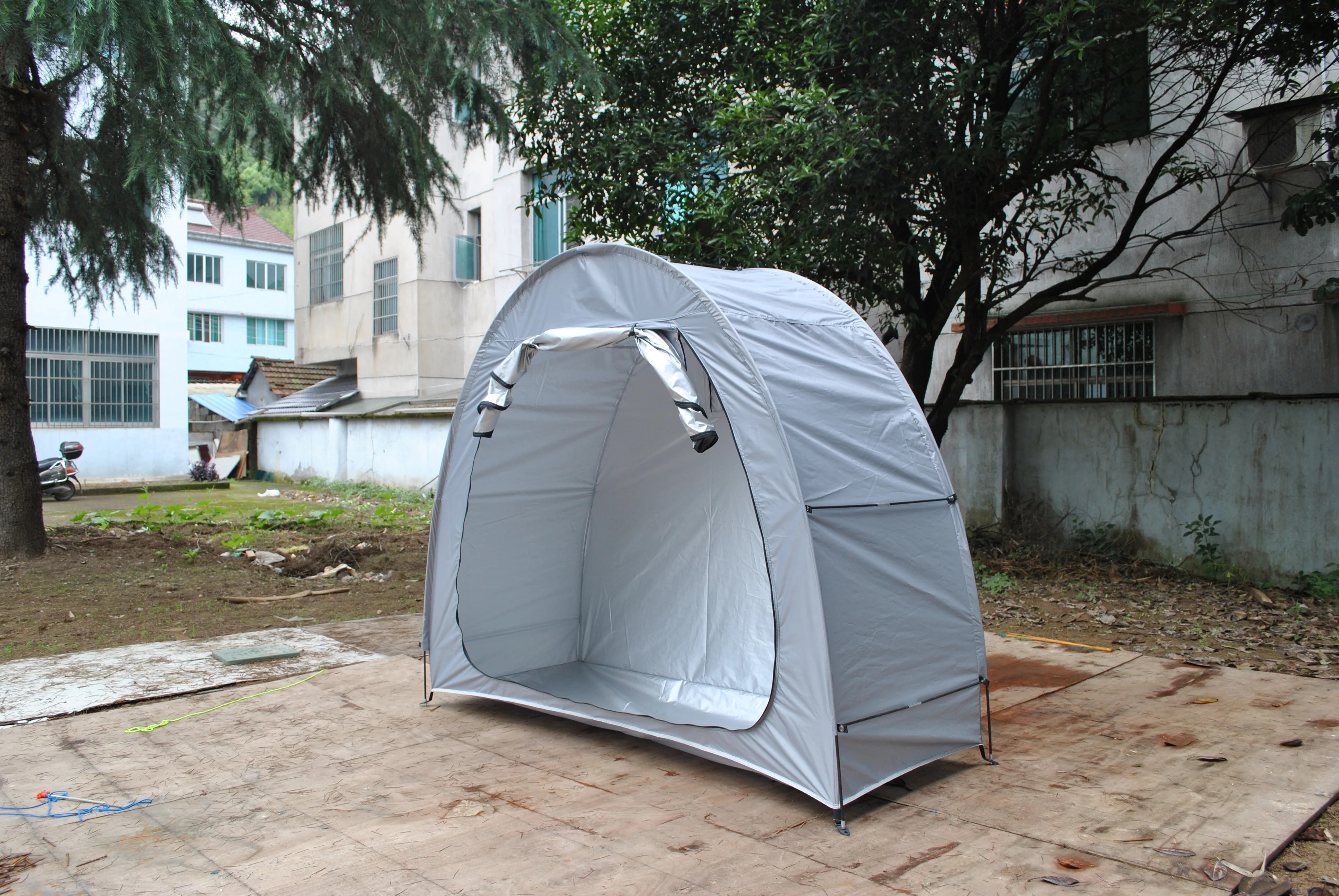 CZX-496 Grey Bike Tent Bike Storage Shed,Bicycle Storage Shed With Siliver coated For Outdoors Camping Outdoor Storage Shed Tent
CZX-496 Grey Bike Tent Bike Storage Shed,Bicycle Storage Shed With Siliver coated For Outdoors Camping Outdoor Storage Shed Tent