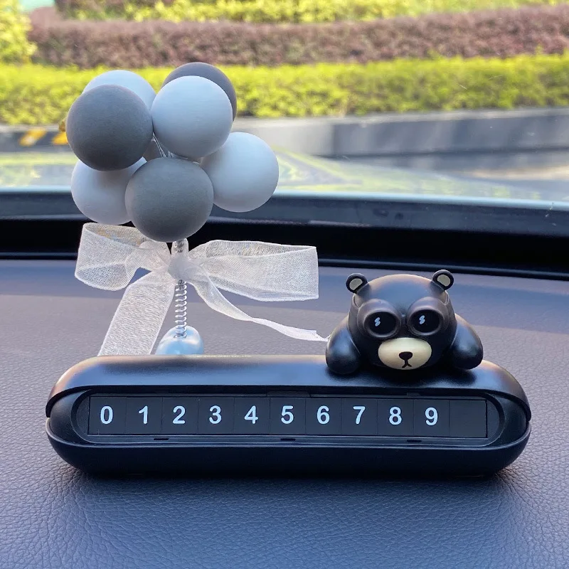 Temporary Parking Number Card Rotating Hidden Design Personalized Mobile Number Card Bear Shape Car Decoration
Temporary Parking Number Card Rotating Hidden Design Personalized Mobile Number Card Bear Shape Car Decoration