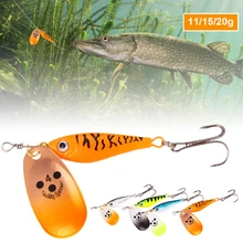 11g/15g/20g Rotating Metal Spinnerbait Fishing Lure Artificial Hard Bait Freshwater Saltwater Fishing Bait Carp Fishing Tackle
11g/15g/20g Rotating Metal Spinnerbait Fishing Lure Artificial Hard Bait Freshwater Saltwater Fishing Bait Carp Fishing Tackle