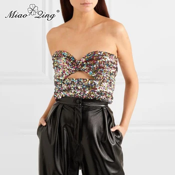 TWOTWINSTYLE Sexy Patchwork Sequin Blouses For Female Slash Neck Sleeveless Tunic Short Womens Shirts Fashion 2020 Clothes New
TWOTWINSTYLE Sexy Patchwork Sequin Blouses For Female Slash Neck Sleeveless Tunic Short Womens Shirts Fashion 2020 Clothes New